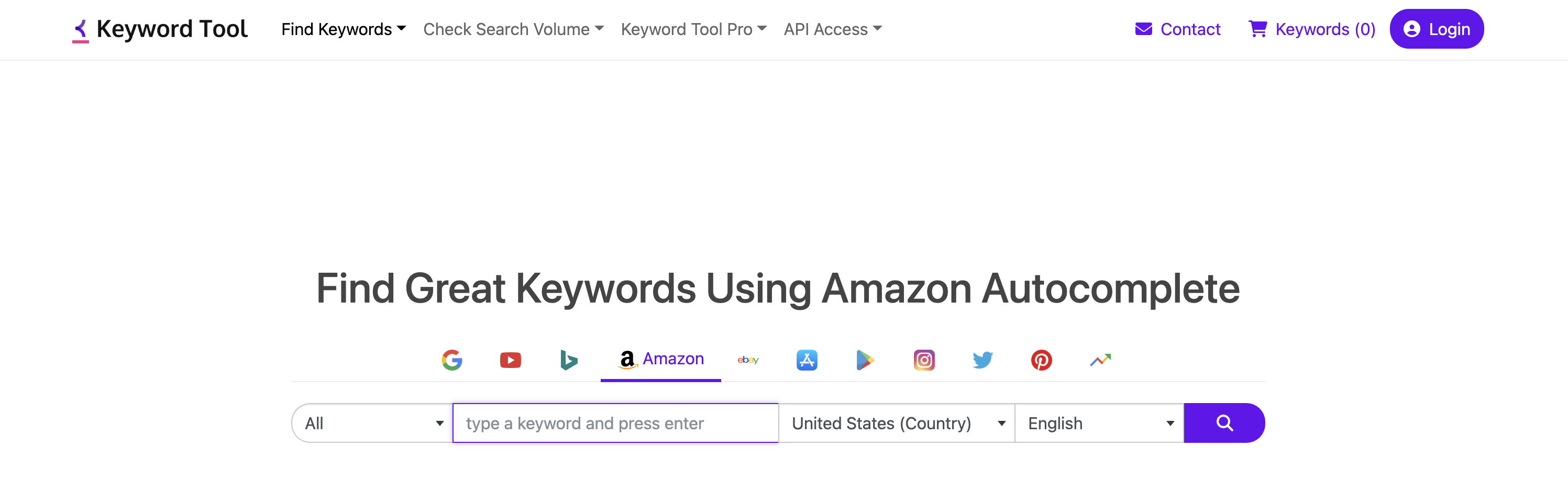 Amazon Anahtar Kelime Araştırma Programı